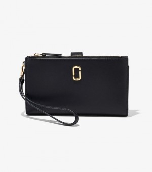  Marc Jacobs J Marc telefoontasje dames grote portemonnees zwart