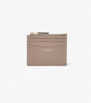  Γυναικεία θήκη για κάρτες Marc Jacobs Slim 84 Zip Μπεζ