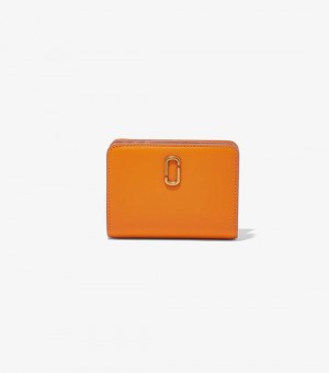 Marc Jacobs J Marc Mini Compact Γυναικεία Πορτοφόλια Πορτοκαλί