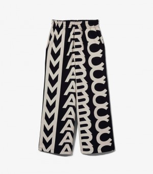  Marc Jacobs Monogram Oversized Γυναικεία Φούτερ Μαύρο / Λευκό