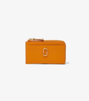  Portofele mici pentru femei Marc Jacobs J Marc Top Zip Multi portocaliu