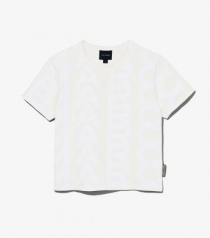  Marc Jacobs Monogram Baby Tricouri Damă Alb