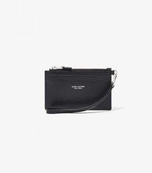 Marc Jacobs Slim 84 Top Zip Wristlet Portofele mici pentru femei negru