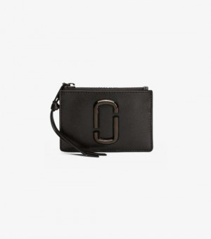  Portofele mici pentru femei Marc Jacobs Snapshot Dtm Top Zip Multi negru